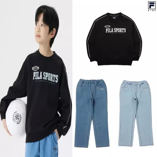 지마켓) 휠라키즈 맨투맨/팬츠 22,880원 (무료배송)