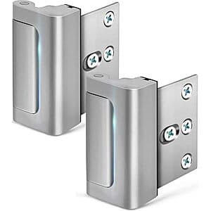 2-pk EverPlus 3" Home Security Reinforcement Door Lock (for Inward Swinging Door) $11.89 ((약: 16,869원))