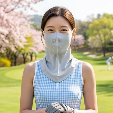 톡딜)1+1 풀커버 UV 차단 아이스 쿨링 마스크7,500원 (무료배송)
