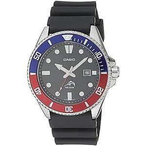 44mm Casio MDV106B Watch w/ Stainless Steel Case & Resin Band $53.95 + Free S&H ((약: 76,544원))