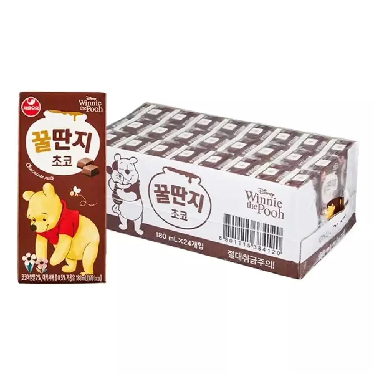 11번가)서울우유 초코꿀딴지 180mlx24개_기한260913 8,680원(카페머니) (무료배송)