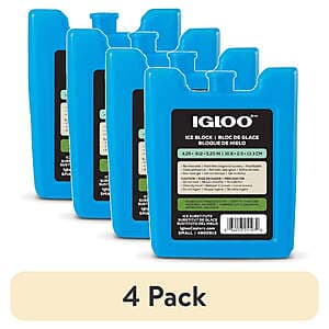 4-Pack Igloo MaxCold Small Ice Freeze Blocks (Multi Color) $3.90 + Free Pickup ((약: 5,533원))