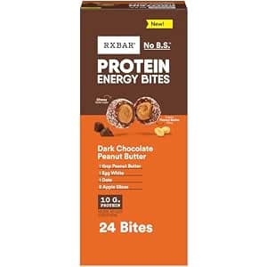 24-Count 21.1-Oz Box RXBAR Protein Energy Bites (Dark Chocolate Peanut Butter) $13.35 w/ S&S ((약: 18,940원))