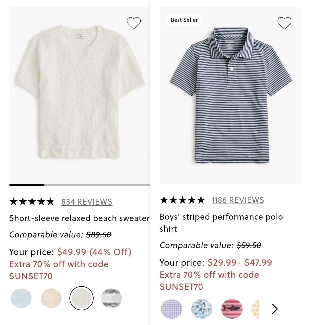 J.crew)factory) 클리어런스 추가 70프로 할인
