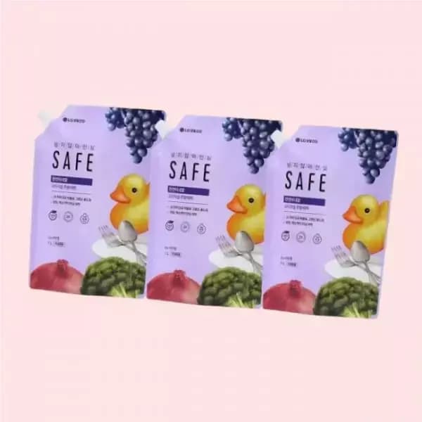 세이프 천연미네랄 주방세제 오리지널 리필, 1L, 3개 (10,390원 / 무료배송)
