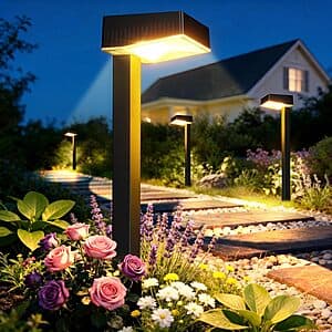 8-Pk ELECLINK Solar Pathway Lights w/ 60 LM LED & 2 Light Modes $24.35 + Free S&H ((약: 34,547원))