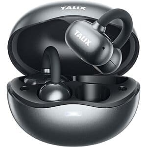 TALIX X6 Ultra Open Ear Clip-On Wireless Bluetooth 5.4 Earbuds ($12.50 / (약: 17,735원))