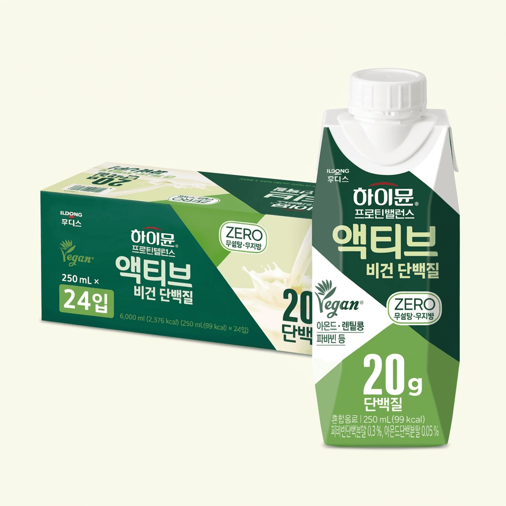 하이뮨 프로틴 밸런스 비건 단백질 제로 250ml 24팩 20610원 (20,610원 / 무료배송)