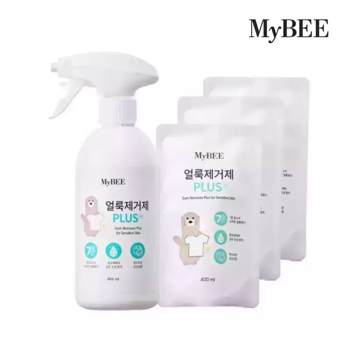 11번가) 마이비 얼룩제거제 플러스 용기1+리필3팩 26,900원 (무료배송)