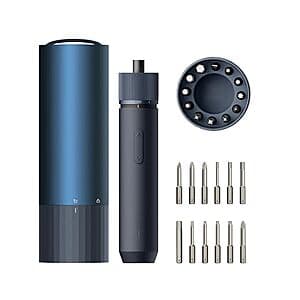 HOTO USB-C Rechargeable Electric Screwdriver w 12 Bits ($49.99 / (약: 70,925원))