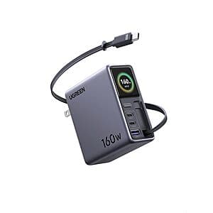 : UGREEN Nexode Pro 160W Charger w Retractable Cable ($99.99 / (약: 141,865원))