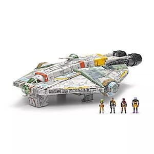 15" Star Wars Rebels: Micro Galaxy Squadron Ghost Vehicle w 4 Micro Figures ($14.70 / (약: 20,856원))