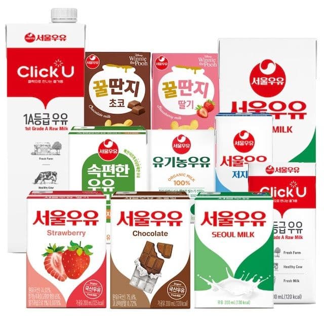 서울우유 멸균우유 200mlx24개 외 골라담기 (13,900원 / 남음)