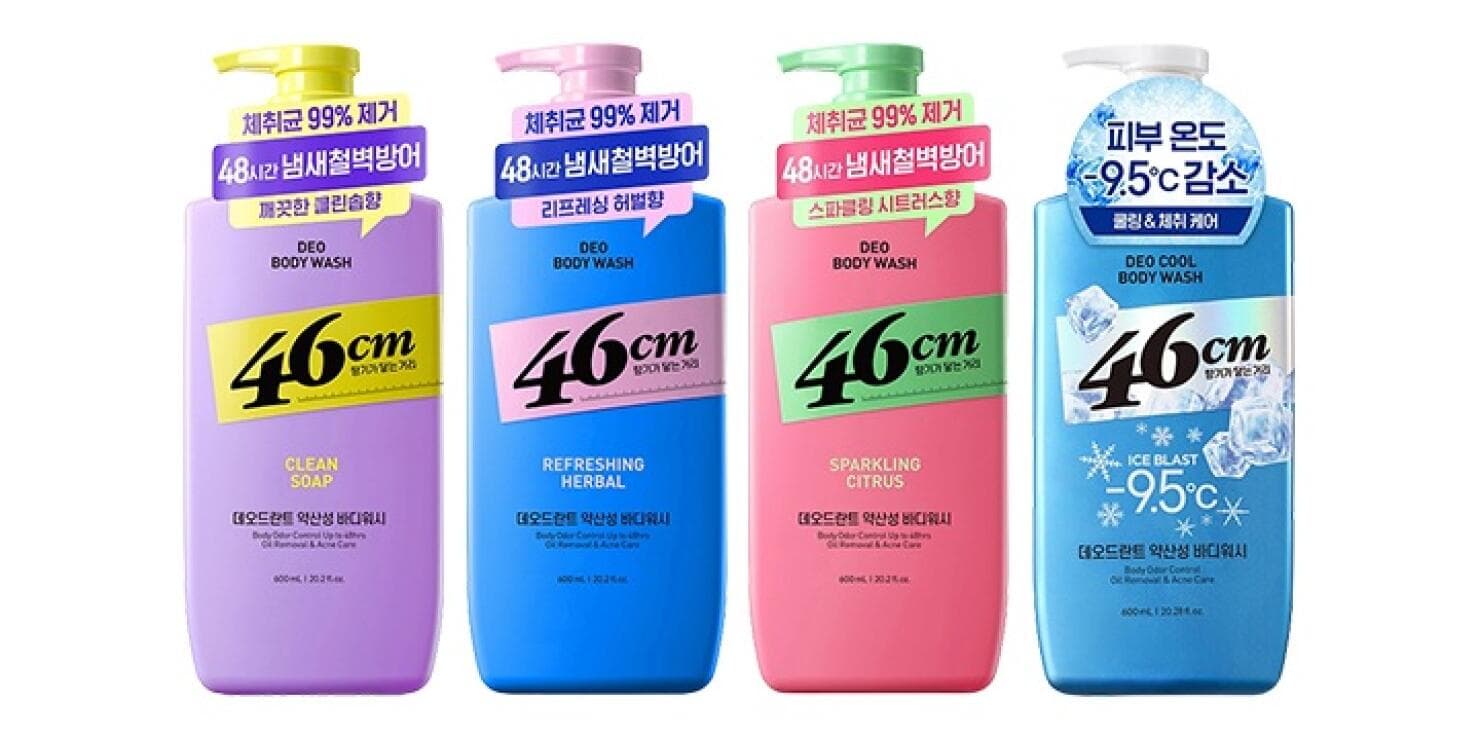 온더바디 46cm 체취케어 바디워시 600ml, 2개 4종택1 (23,800원 / 남음)