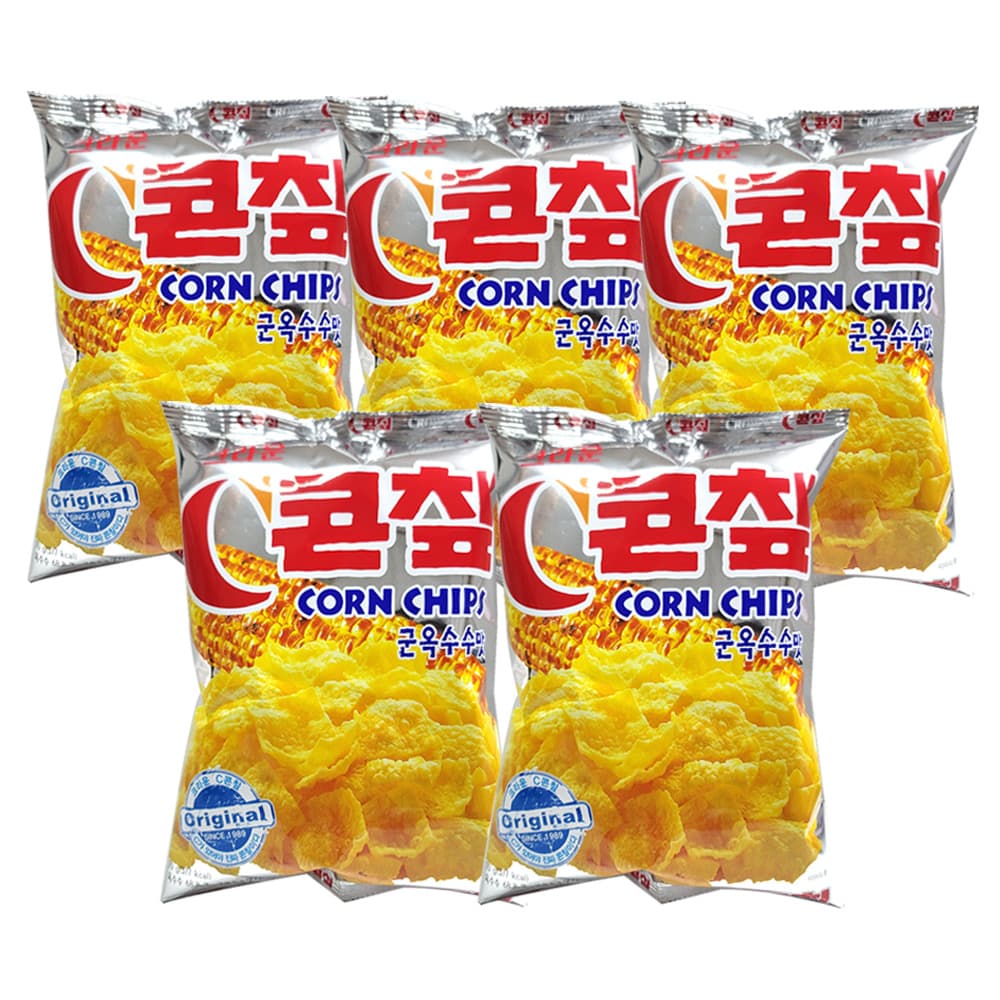 콘칲 크라운 C콘칲 군옥수수맛, 70g, 4봉 (3,960원 / 무료배송)