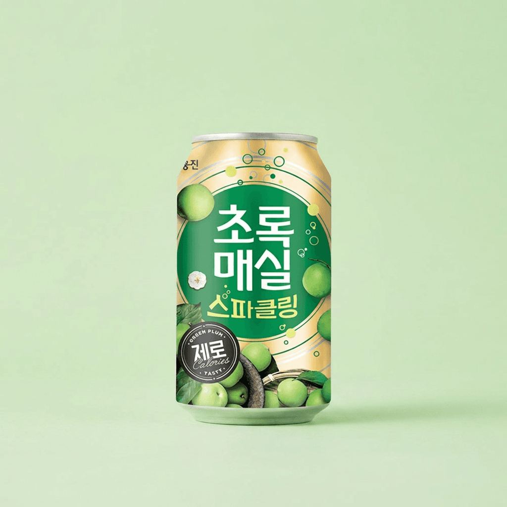 토스쇼핑) 초록매실 스파클링제로 345ml 24개 12,000원 무배