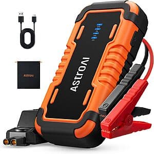 AstroAI P10 5000A Car Battery Jump Starter & Power Bank ($30.00 / (약: 42,564원))