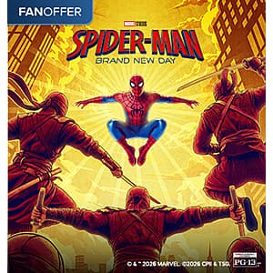 Spider-Man: Brand New Day Movie Tickets B1G1 Free ($15.00 / (약: 21,282원))