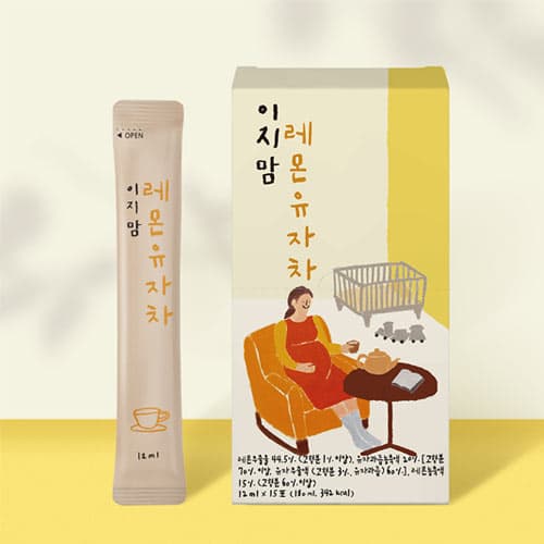 이지맘 레몬유자차 12ml x 15포 (2,999원 / 무료배송)
