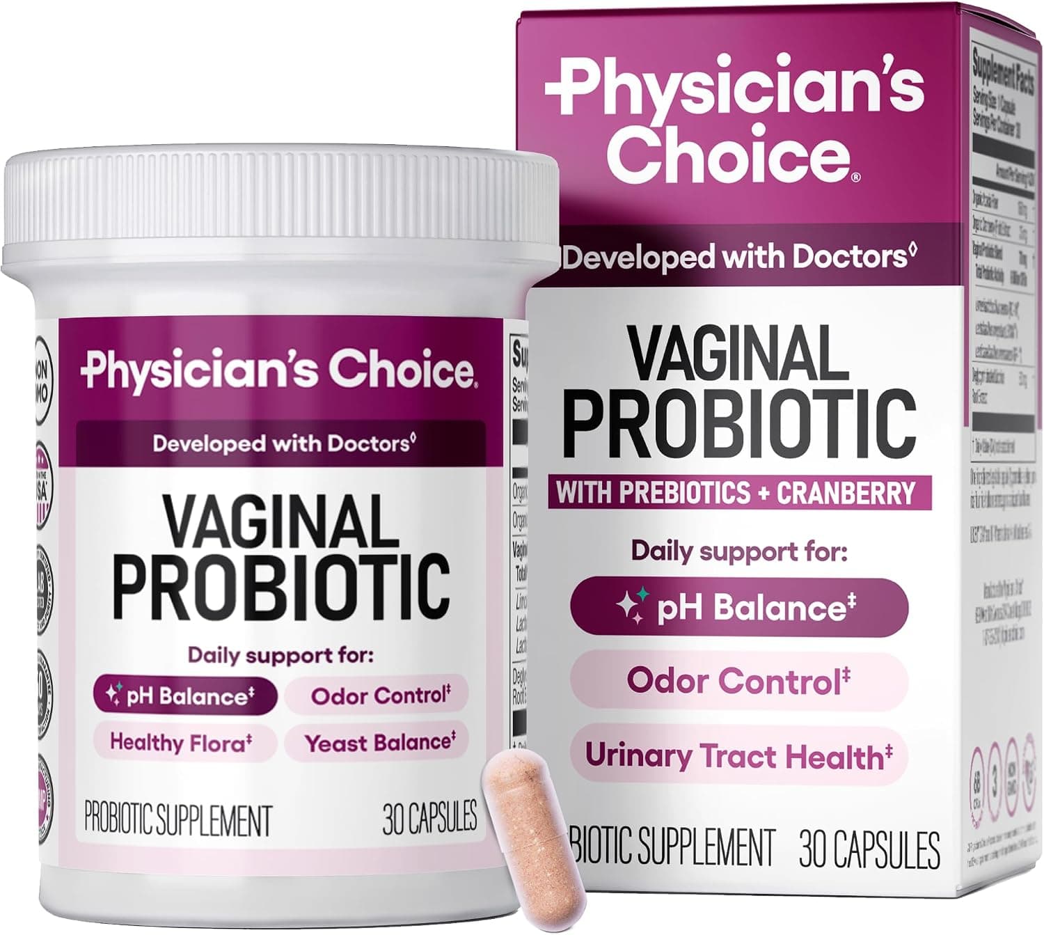 Amazon) Physician's CHOICE 여성 질 유산균 30정 $11.23