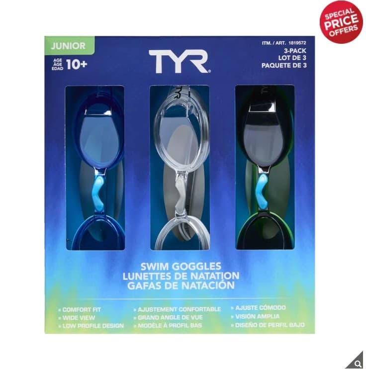 TYR 아동용 물안경 3개 (5,970원)
