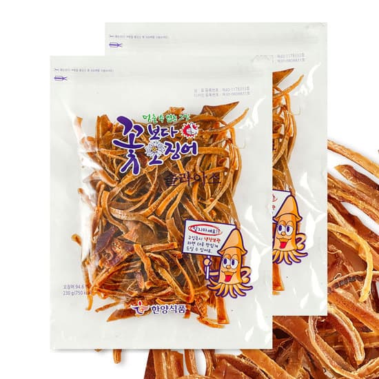 GS샵 꽃보다오징어 오리지날 230g 2봉 페이코결제27720원!! (27,720원 / 무료배송)
