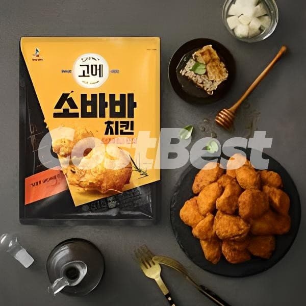 고메 소바바 소이허니 치킨 순살 1,100g (14,790원)