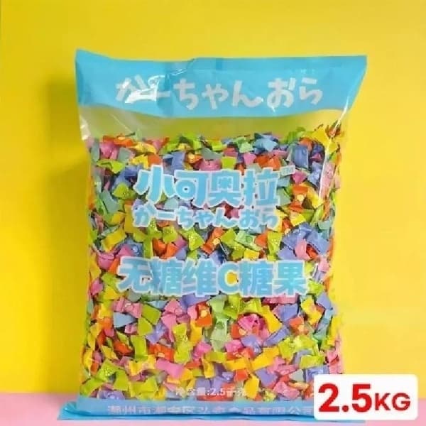 (8/11 하루특가) 샤오커오라 정품 무설탕 비타민 대용량 민트캔디 12가지맛 혼합 500g 무료배송 입가심사탕 (11번가기준42,290원)