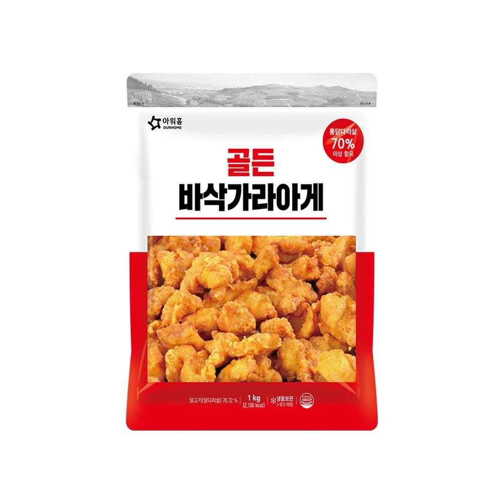 아워홈 가라아게 1kg 2종 3세트 (뉴골든 치킨가라아게/ 고추바삭 가라아게) 23900원 23,900원 (무료배송)