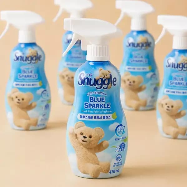 스너글 블루 스파클 프레시 플러스 섬유탈취제 본품, 470ml, 3개 (11,490원 / 무료배송)