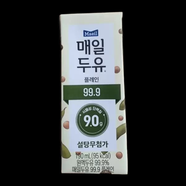 매일두유 99.9 플레인, 190ml, 24개 (13,270원 / 무료배송)