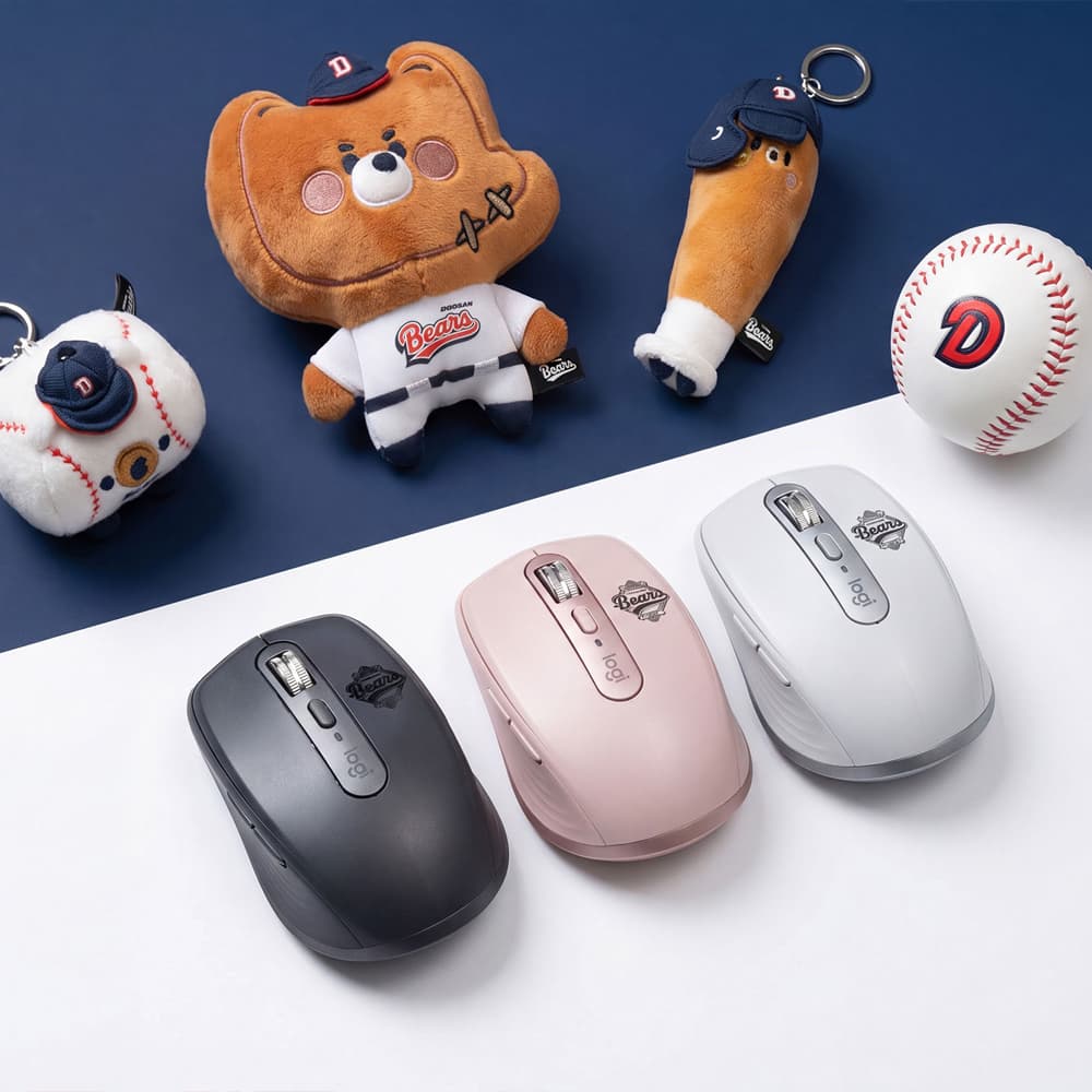 로지텍코리아 MX ANYWHERE 3S 무선 블루투스 마우스 두산베어스 콜라보 (89,100원 / 무료배송)