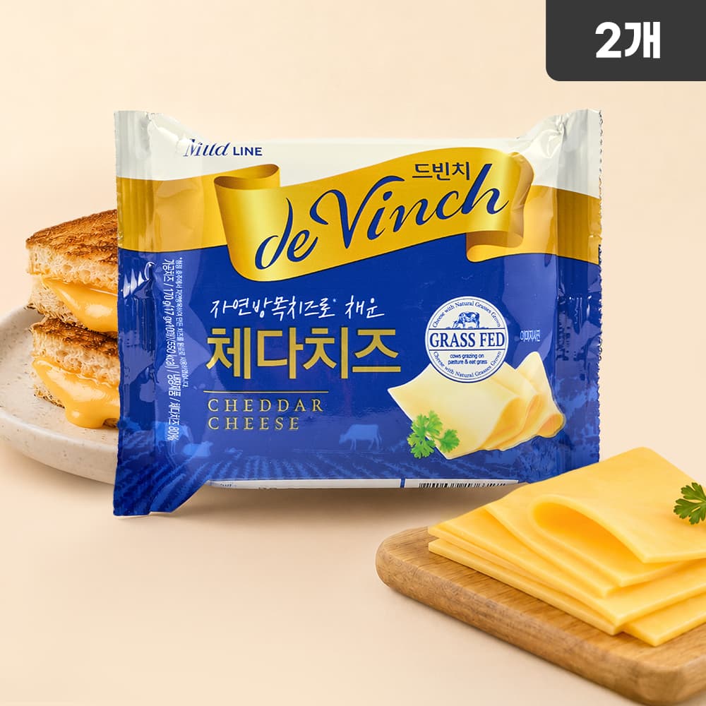 [네이버] 드빈치 자연방목 체다치즈 15매x4팩 (18,900원/무배)