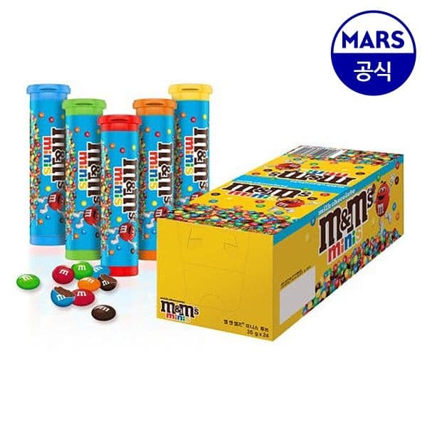 엠앤엠즈 미니 튜브 35g 12개+12개 (14,010원 / 무료배송)