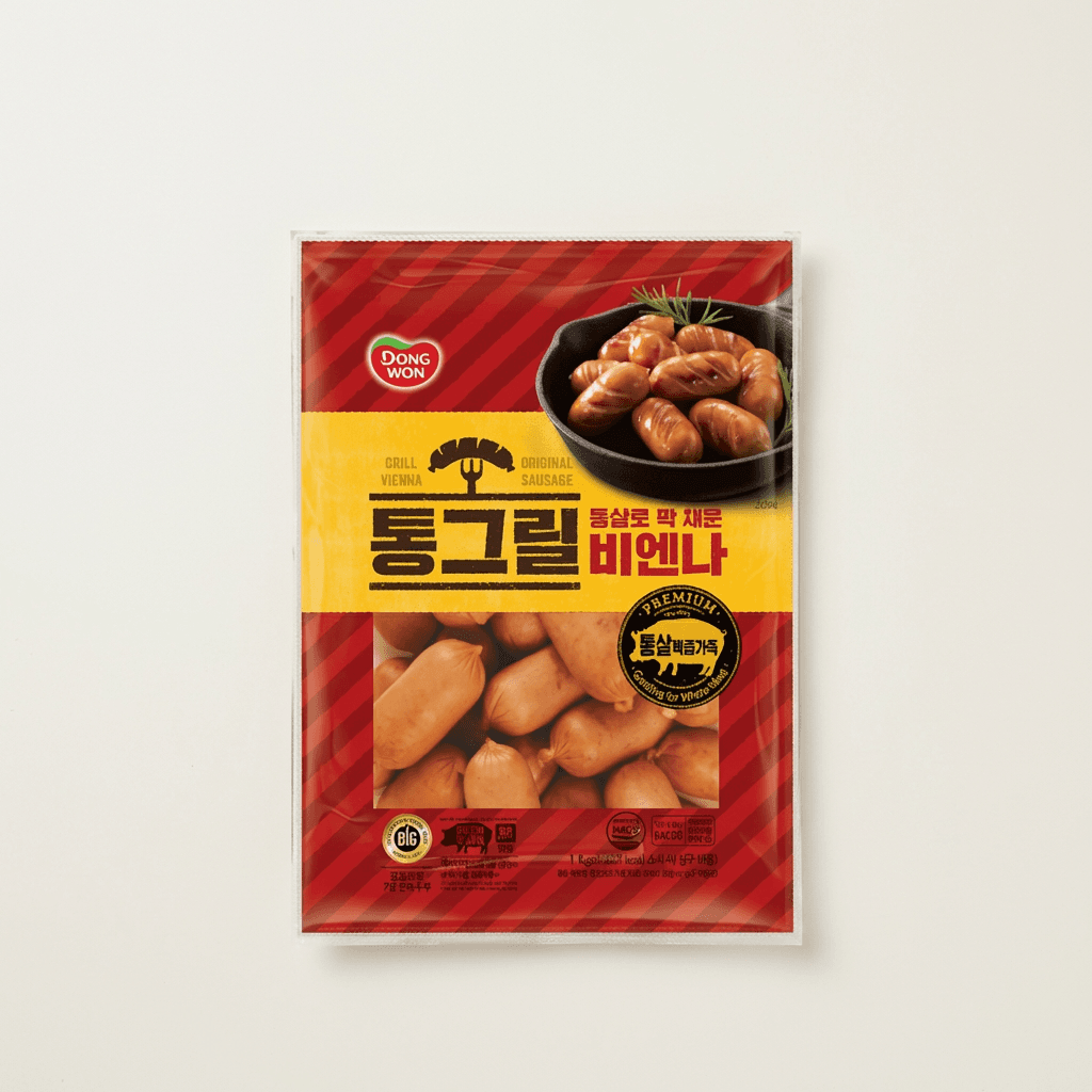 토스) 통그릴 비엔나 1kg 2봉, 19,899원 (무료배송)