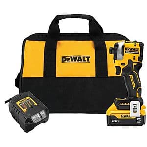 DeWALT Atomic 20V Max 1 4" Brushless Cordless 3-Speed Impact Driver Kit ($100.00 / (약: 142,010원))