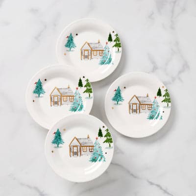 Lenox) 레녹스 Balsam Lane 6.25" 접시 4개 $8.99, 버터플라이 홀리데이 18피스 $71.98 등 추가 40% off