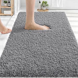 30"x20" OLANLY Microfiber Bathroom Rug ($5.50 / (약: 7,810원))
