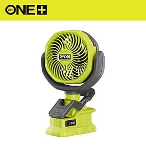 RYOBI ONE 18V Cordless 4" Clamp Fan ($19.97 / (약: 28,359원))