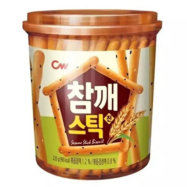 청우식품 참깨스틱 진 220g 4개 (8,080원 / 무료배송)