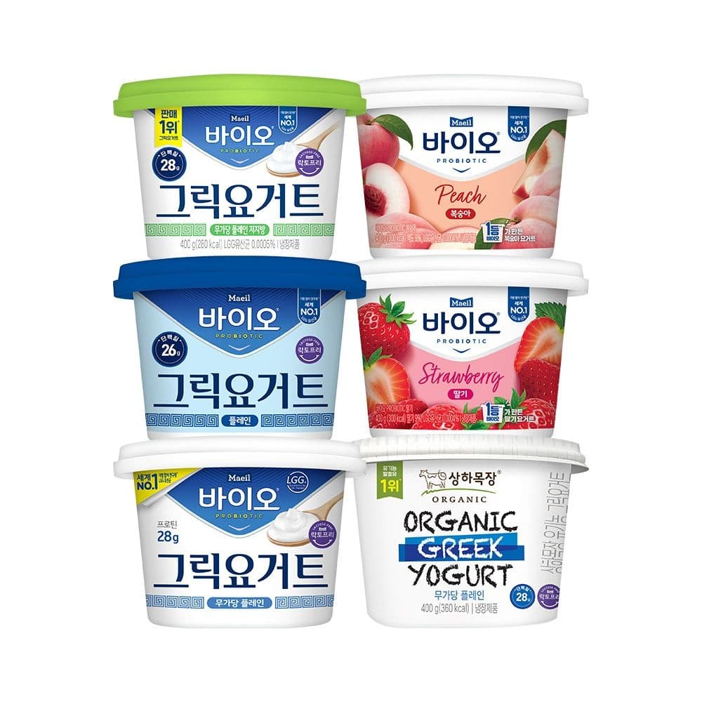매일바이오 그릭요거트 400g 3개 9,900원 (무료배송)