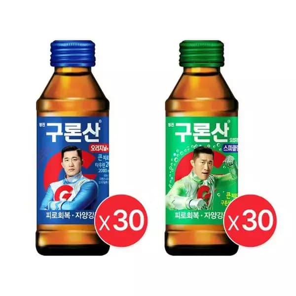 구론산 오리지날액 150ml 30입+스파클링 150ml 30입 (29,900원 / 무료배송)