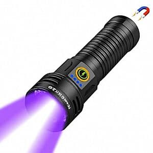 365nm iToncs UV & White Light Dual-Mode Flashlight w Magnetic Base ($13.50 / (약: 19,171원))