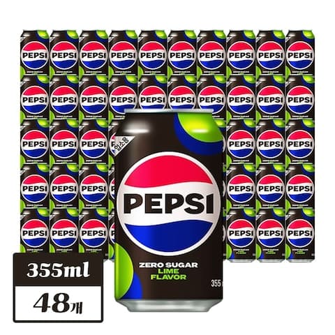 [오늘의집] 펩시 제로슈거 라임향 355ml 48캔 (26,400원/무료) (무료배송)