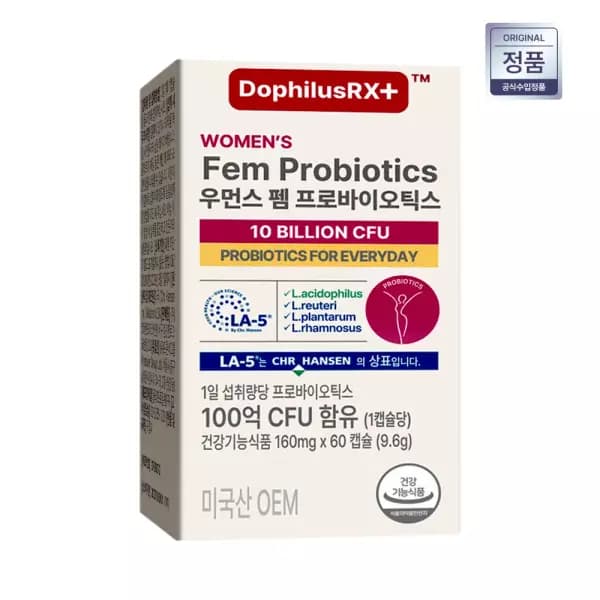 [11번가] 펨 도피러스 알엑스 100억 여성유산균 60캡슐 (29,990원/무료) (무료배송)