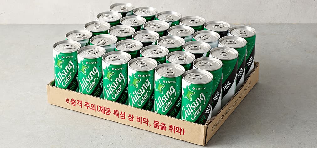 칠성사이다 제로, 210ml, 30개 (12,860원 / 무료배송)