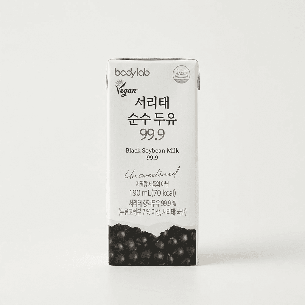 바디랩 서리태 순수두유 99.9 190ml 48팩 (28,900원 / 무료배송)