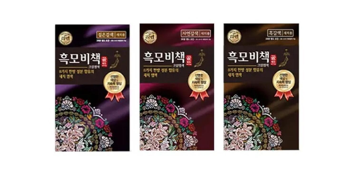[11번가] 리엔 흑모비책골드 염색약 90gX3개/자연갈색,흑갈색 외 (12,900원 / 남음)