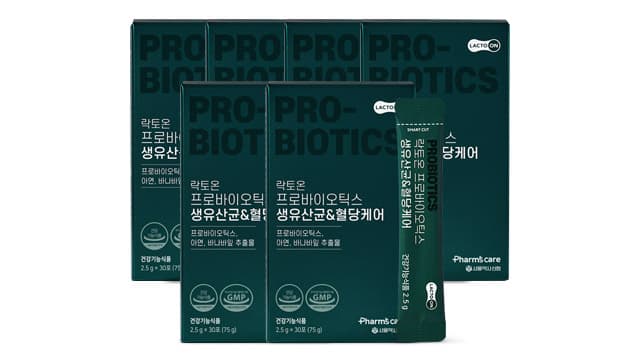 서울약사신협 프로바이오틱스 생유산균 혈당케어 30포 6박스 (31,900원 / 남음)