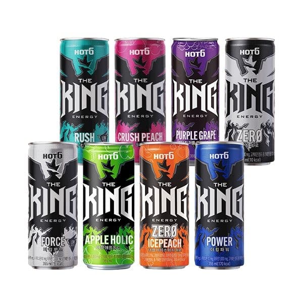 [롯데온] 핫식스 더킹 8종 355ml 24캔 (17,780원 / 무료배송)